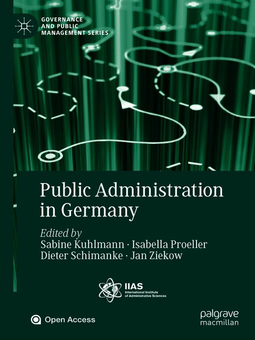 Title details for Public Administration in Germany by Sabine Kuhlmann - Available